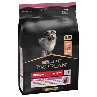 PURINA PRO PLAN Medium Puppy Sensitive Skin OPTIDERMA
